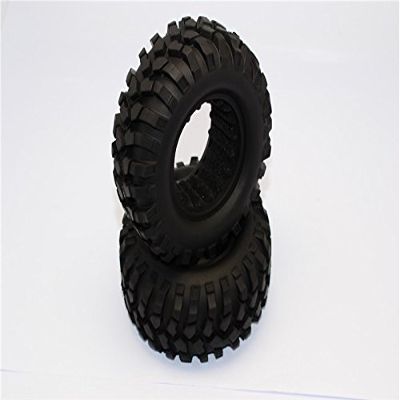 1.9'' Rubber Tires With Foam Inserts (Outer Diameter 108mm, Tire Width 42mm) - 1Pr Original Color