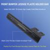 JDMSPEED Black Front Bumper License Plate Mount Bracket Relocator Holder Bar view 3