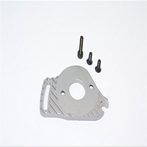 GPM for Traxxas Slash 4x4 Low-CG Version Upgrade Parts Aluminum Motor Heatsink Mount - 1Pc Set Gray Silver