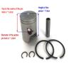 Boat Motor Piston Kit Ring Set Pin & Clip 6H4-11631 00 01 95 11630 18-4144 for Yamaha Sierra Outboard 3 Cyl 40HP 50HP 67MM 2-stroke 2 rings Engine view 2