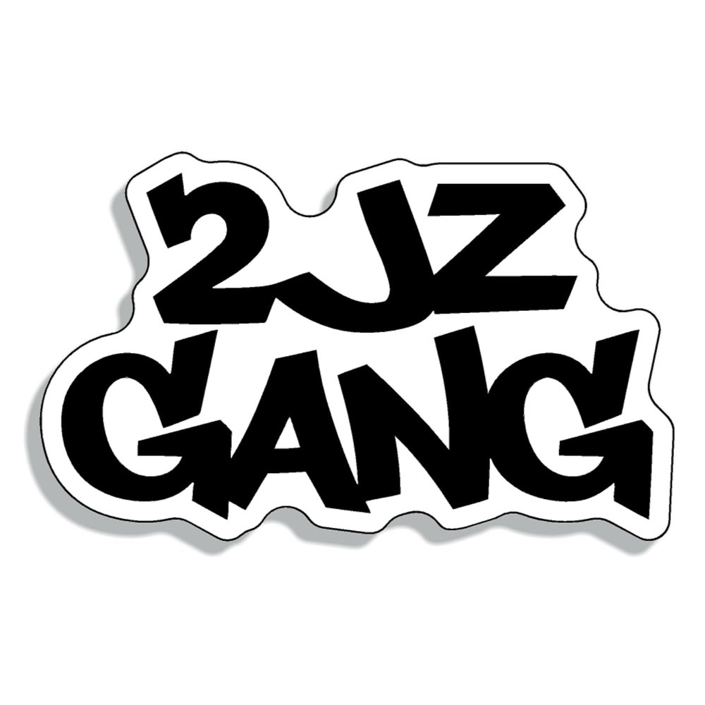 2JZ Gang JDM Decal Sticker Custom Die-Cut Vinyl Turbo Lowered Hella Drift Illest Import Dope