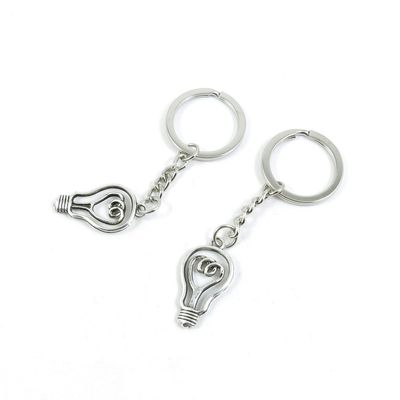 2 PCS Arts Crafts Fashion Jewelry Making Findings Key Ring Chains Tags Clasps Keyring Keychain D7QP5P Bulb