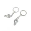 2 PCS Arts Crafts Fashion Jewelry Making Findings Key Ring Chains Tags Clasps Keyring Keychain D7QP5P Bulb view 1