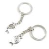 2 PCS Arts Crafts Fashion Jewelry Making Findings Key Ring Chains Tags Clasps Keyring Keychain O6XE1C Dolphin view 1