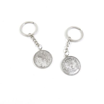 2 PCS Arts Crafts Fashion Jewelry Making Findings Key Ring Chains Tags Clasps Keyring Keychain P6WT7B France Signs