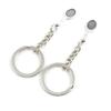 2 PCS Arts Crafts Fashion Jewelry Making Findings Key Ring Chains Tags Clasps Keyring Keychain G0AE4L Tennis Racket view 1