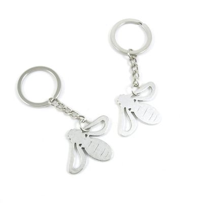 1 PCS Arts Crafts Fashion Jewelry Making Findings Key Ring Chains Tags Clasps Keyring Keychain W6JV5W Bees