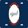 Navy A-1H Skyraider License Plate view 1