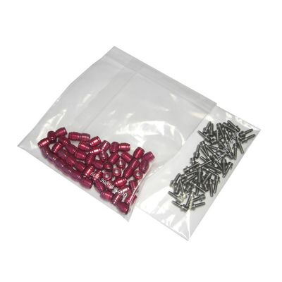 SRAM Bulk Hydraulic Brake Hose Fitting Kit with 50 Threaded Hose Barbs, 50 Red Compression Fittings, 1 T8 Torx Wrench