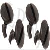 BRITPART REAR BUMPER TOW EYE COVER FASTENER CLIP X4 COMPATIBLE WITH LAND ROVER RANGE ROVER SPORT 2006-2009 PART # DYR500010 view 1