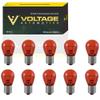 (10 Pack) 1156A 1156NA 1156 Amber Automotive Brake Light Turn Signal Side Marker Light Bulb view 1