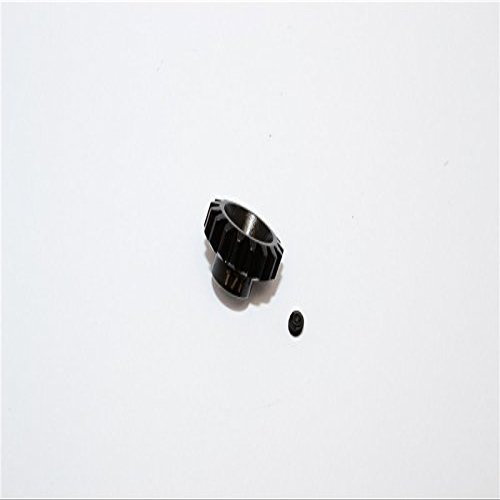 Steel Motor Gear 32 Pitch 17T (3.17mm Hole) for 05/540/360 Motor - 1Pc Set Black