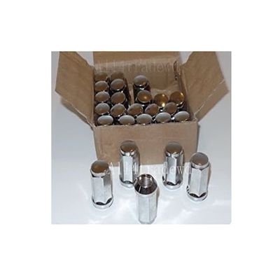 24 PCS 611-187 PIECES CONICAL SEAT BULGE NUTS FOR TRUCKS M14x1.5 1.9" Tall Fits: CHEVROLET R2500 PICKUP 1989 SILVERADO 1500 1999-2012 SILVERADO 1500 CLASSIC 2007 SILVERADO 2500 1999-2012