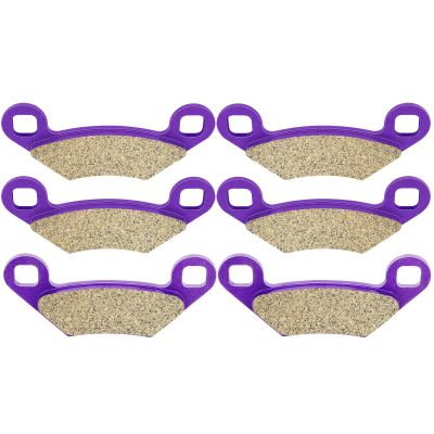 ECCPP Front and Rear Brake Pads for 2011-2012 for Polaris Sportsman 800 EFI (FA159, FA475 Carbon Fiber)