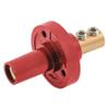 Hubbell HBL15FRR 3R, 4X, 12 Taper Nose Receptacle - Female, Red view 1