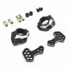 3Racing Aluminum Knuckle Ver. 2 Black For Sakura D4 AWD RWD #SAK-D4821/V2/BK view 1