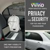 VViViD One-Way Perforated Black Vinyl Privacy Window Film Adhesive Glass Wrap Roll (0.5ft x 54 inches) view 2
