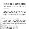 VViViD One-Way Perforated Black Vinyl Privacy Window Film Adhesive Glass Wrap Roll (0.5ft x 54 inches) view 4
