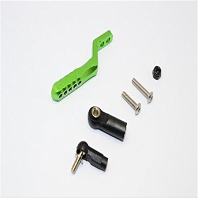 Axial SCX10 II Upgrade Parts (AX90046, AX90047) Aluminum Rear Tow Hitch - 1Pc Set Green