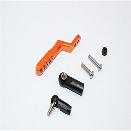 Axial SCX10 II Upgrade Parts (AX90046, AX90047) Aluminum Rear Tow Hitch - 1Pc Set Orange