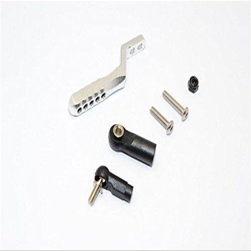 Axial SCX10 II Upgrade Parts (AX90046, AX90047) Aluminum Rear Tow Hitch - 1Pc Set Silver