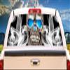 SignMission Smokey SkullRear Window Graphic Back Truck Decal SUV View Thru Vinyl view 1