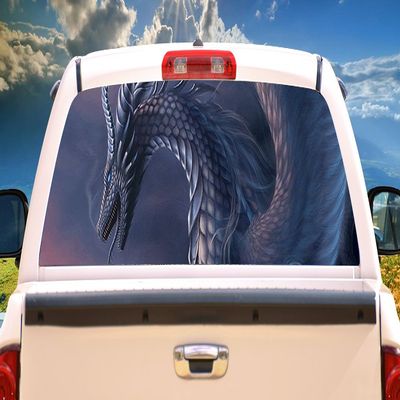 SignMission Dragon Rear Window Graphic Decal Tint Film See View Thru Vinyl