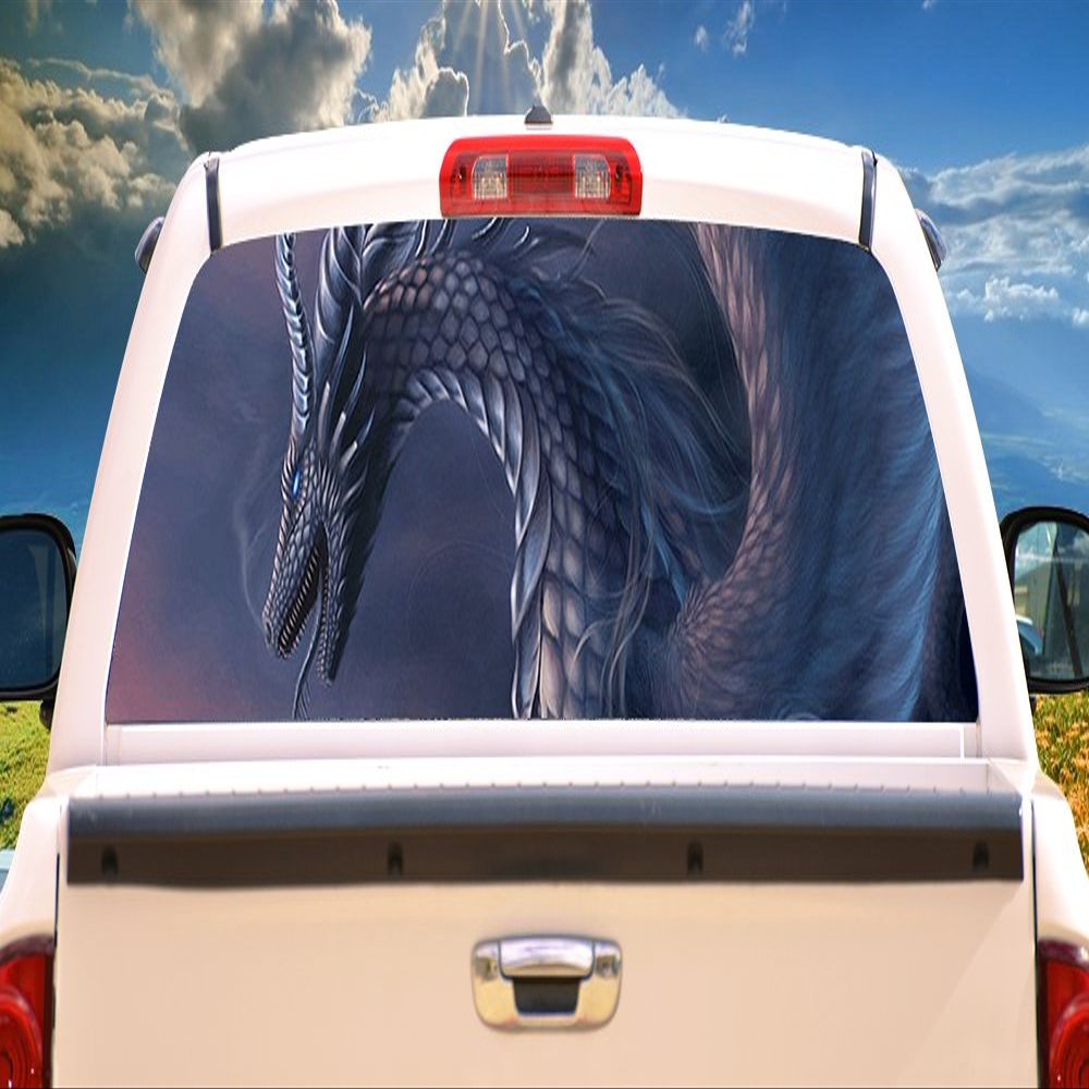 SignMission Dragon Rear Window Graphic Decal Tint Film See View Thru Vinyl