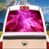 SignMission Pink SmokeRear Window Graphic Back Truck Decal SUV View Thru Vinyl view 1
