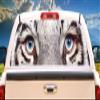 SignMission White Tiger Rear Window Graphic Decal Tint Film Back Animal car view 1