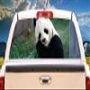 SignMission PandaRear Window Graphic Back Truck Decal SUV View Thru Vinyl view 1
