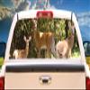 SignMission Deer Scene Rear Window Graphic Decal Tint Film Truck View Thru Vinyl view 1