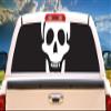 SignMission Skull 1 Rear Window Graphic Decal Tint Film Truck View Thru Vinyl view 1