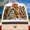 SignMission Leopard Rear Window Graphic Decal Tint Film Truck View Thru Vinyl view 1