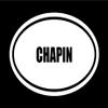 6" die Cut White Vinyl Chapin Name Oval Euro Style Decal Sticker view 1