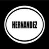 6" die Cut White Vinyl Hernandez Name Oval Euro Style Vinyl Decal Sticker view 1