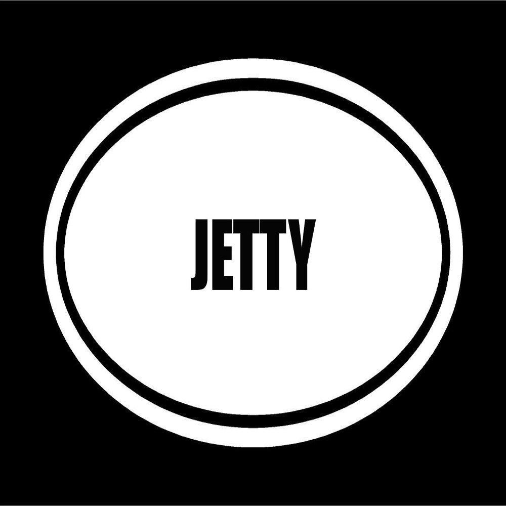 6" die Cut White Vinyl Jetty Name Oval Euro Style Vinyl Decal Sticker