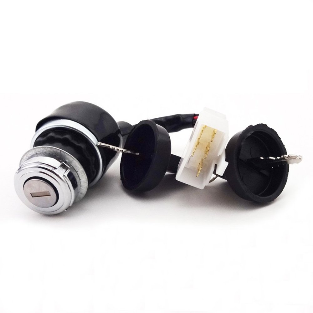 XLJOY 5 Wire On Off Start Ignition Key Switch for Hammerhead Carter Bros Roketa 150cc 250cc Go Kart Buggy