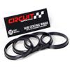 Circuit Performance 73.1mm OD to 64.1mm ID Black Plastic Polycarbonate Hub Centric Rings view 1