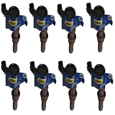 ACCEL 140033EB-8 SuperCoil Ignition Coil - Blue, 8-Pack