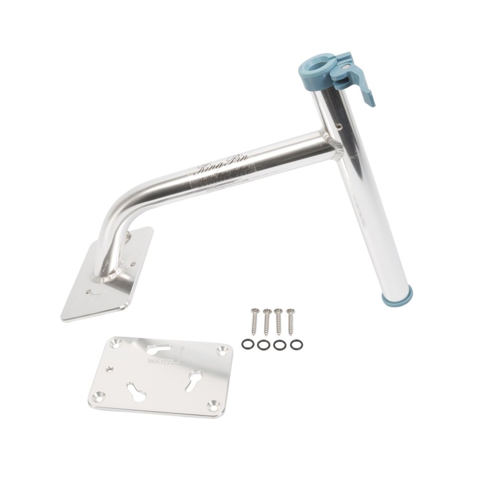 Marinetech Panther ATV KPB60A Quick Release Bow Mount Brackets - 6" Rise, Clear Anodized