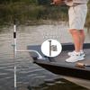 Marinetech Panther ATV KPB60A Quick Release Bow Mount Brackets - 6" Rise, Clear Anodized view 2