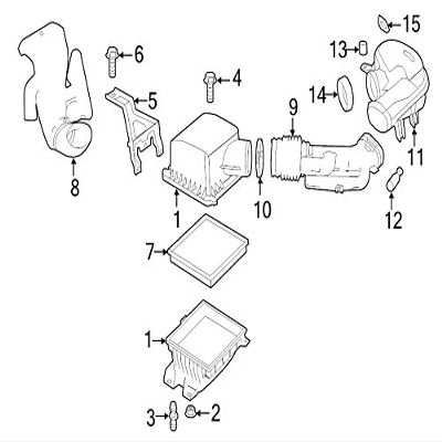 Mopar - Air Filter Housing Bolt
