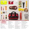 Thrive Car Emergency Kit & Roadside Emergency Car Kit - 104-Piece Set, Red Canvas Bag, Universal Fit - Jumper Cables, Escape Hammer & Tire Gauge - Road Trip Essentials & Emergency Supplies view 2