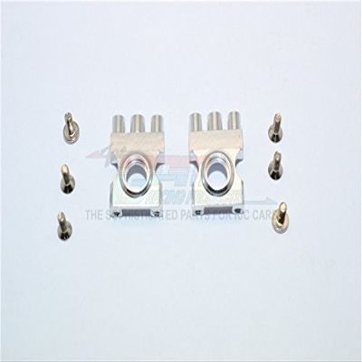 GPM For XMods Generation 1 Upgrade Parts Aluminum Front Gear Box With Screws - 1Pr Set Silver