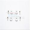 Aluminum Universal Hex Adapter 12mmx9mm - 4Pcs Set Silver view 1
