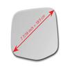New Replacement Mirror Glass with FULL SIZE ADHESIVE for 2011-2013 HONDA Odyssey Driver Side View Left LH view 3