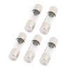 uxcell 5 Pcs Standard GLASS Audio Power Wire Agu Fuses 20A 38mm x 10mm view 1