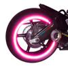 customTAYLOR33 Special Edition Hot Pink High Intensity Grade Reflective Copyrighted Safety Rim Tapes, 13"/14" (Combination Rim Size) view 1