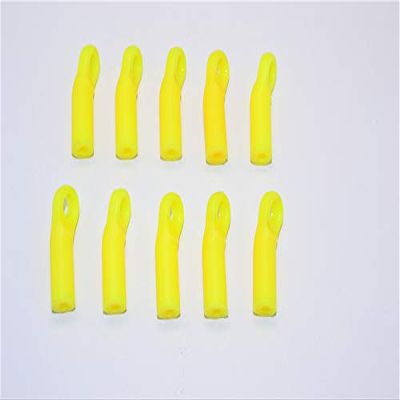 Nylon 4mm Clockwise And Anticlockwise Ball Links Of 24mm Long (Count From Middle Of The Hole And Use With 5.8mm Balls) - 10Pcs Yellow